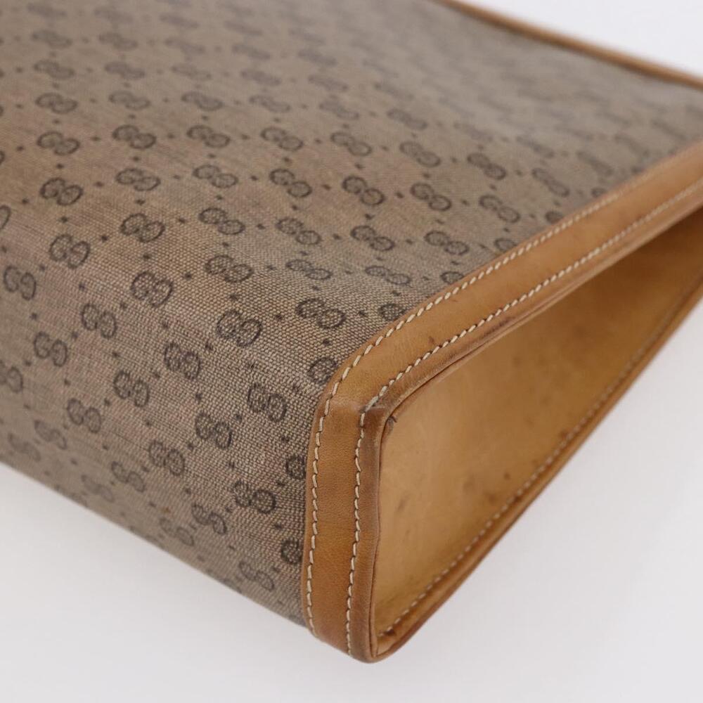 GUCCI Micro GG Supreme Clutch Bag PVC Beige 17 039 1995 Auth 146941 - Picture 14 of 16